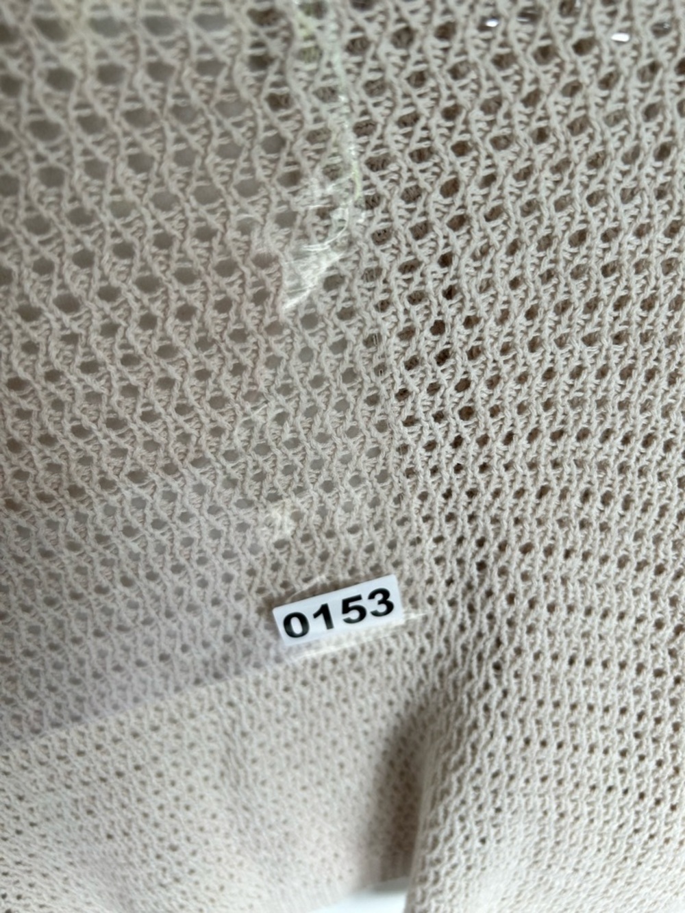Marine Layer Light Oat Cropped Open-Front Cardigan (G0153) - Picture 6 of 6